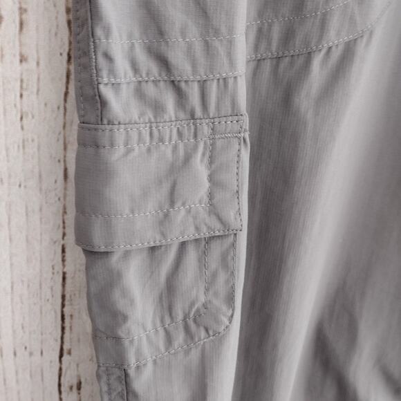 The North Face Gray Horizon Nylon Utility Capri/Cropped Pants UPF 30 Women's 10 - Picture 2 of 16